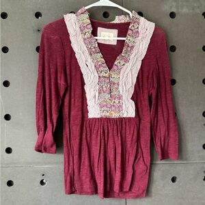 Deletta Peplum Blouse